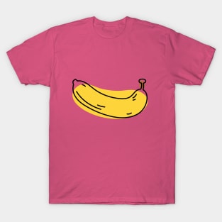 Hand drawn and painted Banana - Fruit T-Shirt